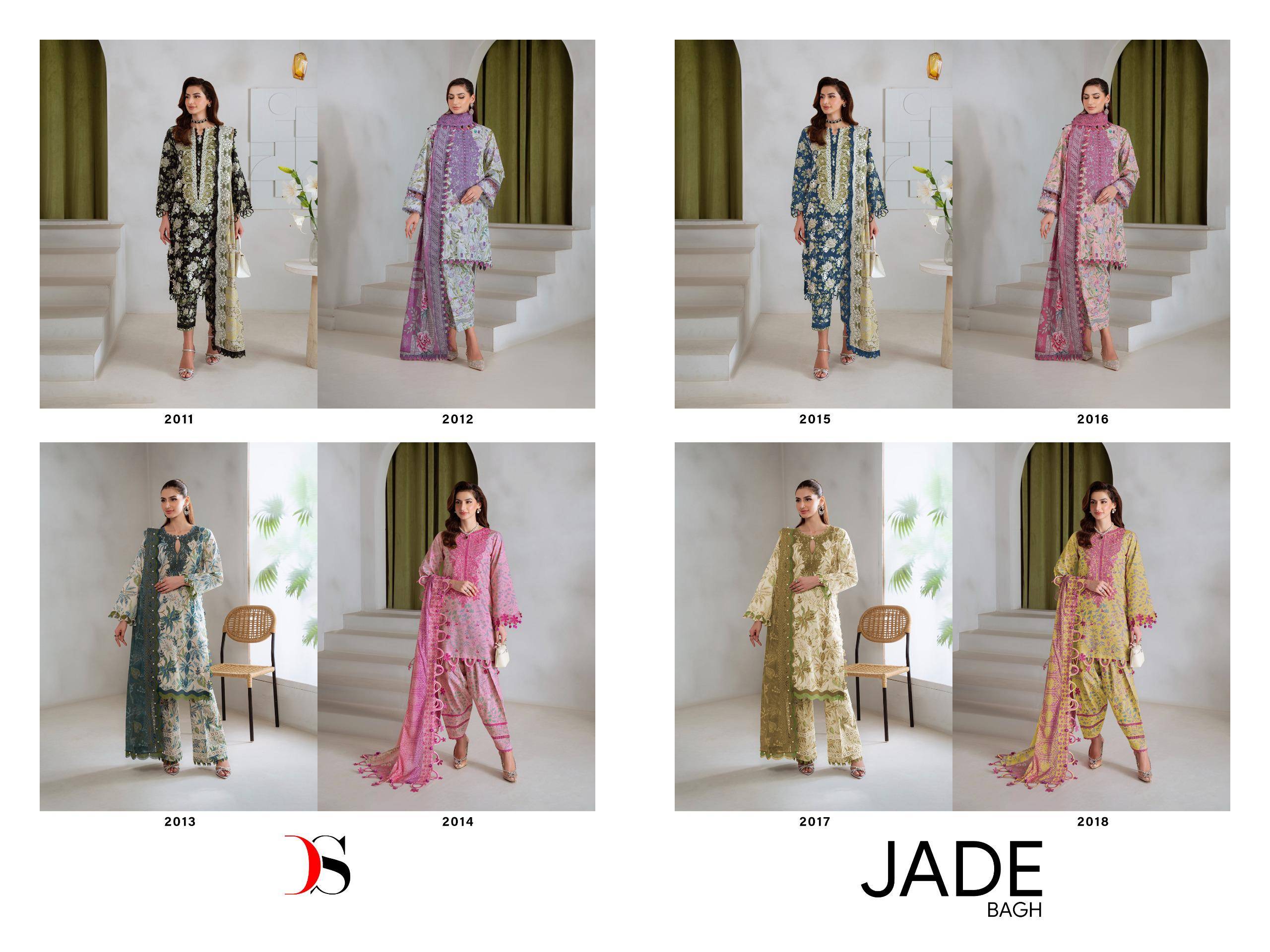 JADE BAAGH BY DEEPSY SUITS 2011 To 2018 Series Indian Traditional casual wear Pakistani Pure Cotton dresses At Wholesale Price